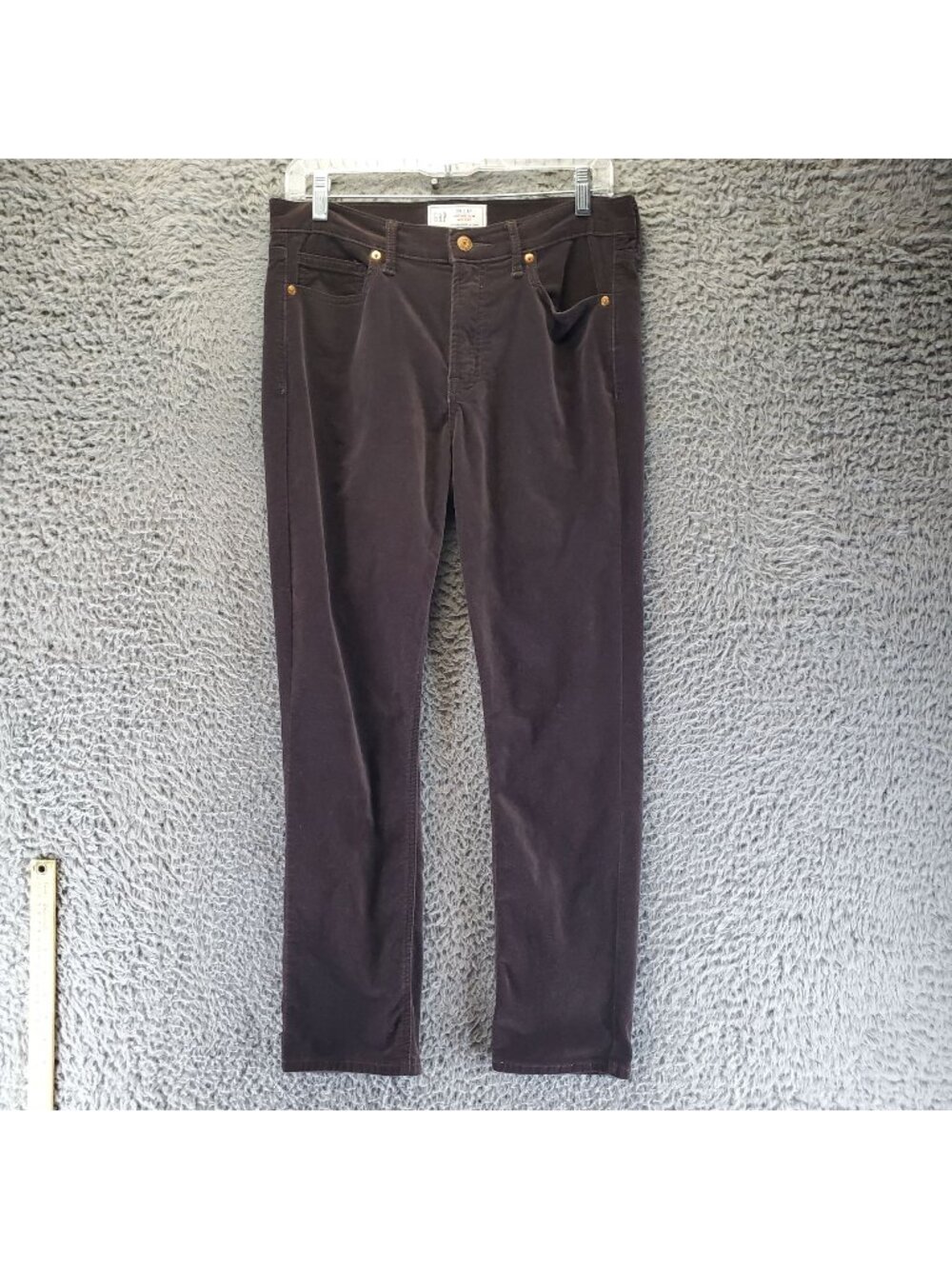 Gap Jeans Womens Size 8R Brown Corduroy Vintage Slim Mid Rise Stretch
